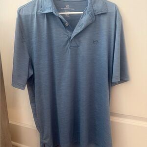 Southern Tide Men's Blue Dri-Fit Polo (Large)
